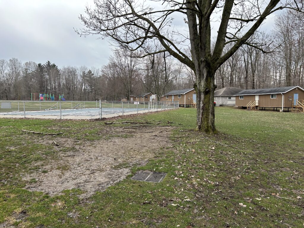 Outdoor swimming pool at Stevenson Children’s Camp used by campers for supervised recreation and water activities during summer camp programs.