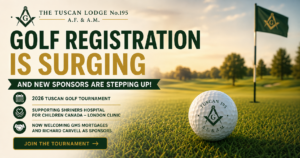 Golf Registration Is Surging for the 2026 Tuscan 195 Golf Tournament supporting Shriners Hospital for Children Canada – London Clinic